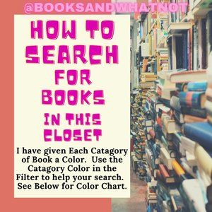 Filter your Search using the color code chart